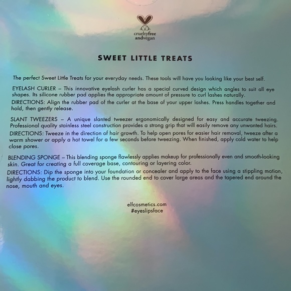 Set of 3 ELF Eyelash Curler Sponge Tweezer Set NWT - Picture 5 of 5